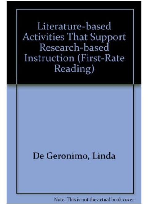 Literature-Based Activities That Support Research-Based Instruction (First-Rate Reading)