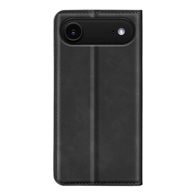 erorex For iPhone Air Retro- Magnetic Suction Leather Phone Case(Black) - Image 3