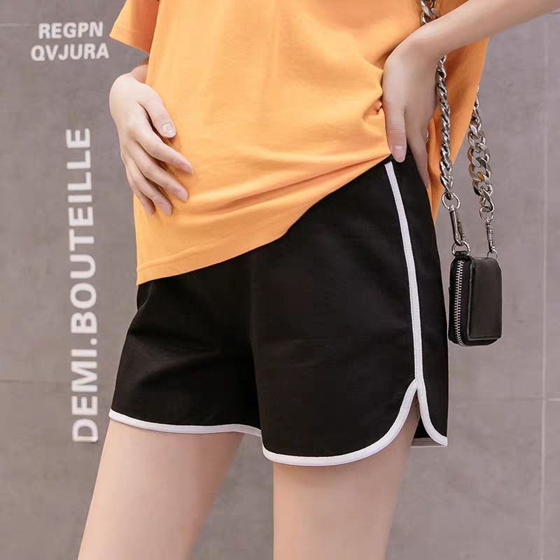 Pregnant women's shorts wear summer pregnant women's safety pants anti-lighting pregnant women's leggings pure cotton loose pregnant women's pants summer gray XXL - Image 4