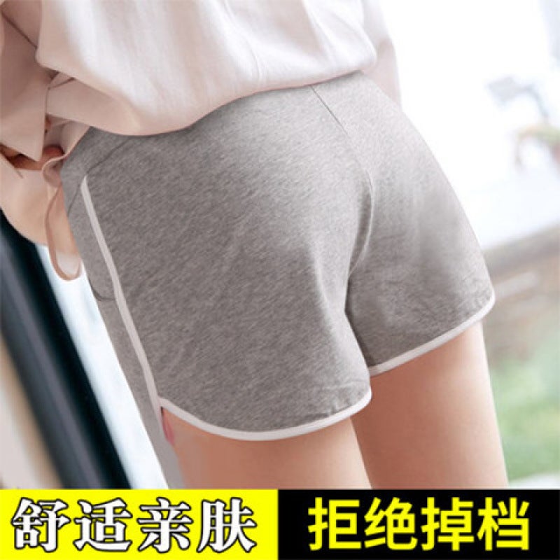 Pregnant women's shorts wear summer pregnant women's safety pants anti-lighting pregnant women's leggings pure cotton loose pregnant women's pants summer gray XXL - Image 5