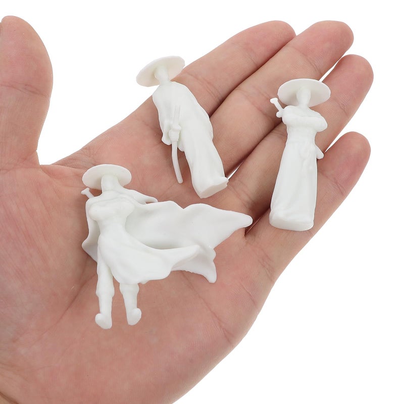 3Pcs Miniature Ancient Chinese Warrior Figurines For Zen Garden Desk Decor - Image 4