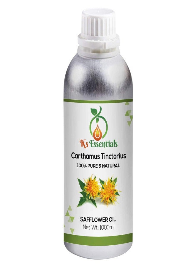 Ks Essentials 100% Pure Safflower Oil (Carthamus tinctorius) 100% Natural & Undiluted(1000ml) - Image 2