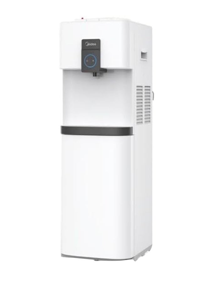 Midea Top Loading Water Dispenser With Cabinet, Hot And Cold Dual Function, 3 Temperatures Settings, Child Safety Lock, Best For Home Kitchen Office And Pantry YL2037SW White - Image 1