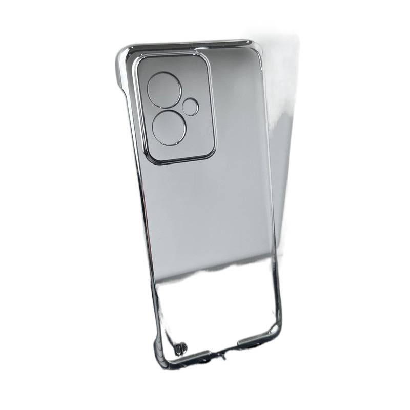 MS PC Protective Case for Redmi Note 13 Pro with Drop Protection and Frameless Design plus Shockproof plus Heat Dissipation plus Scratch Resistant in Silver - Image 1