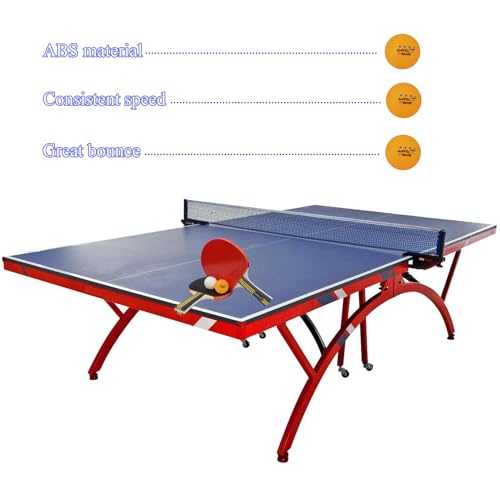 MAPOL 100 Counts 3-Star Orange Practice Ping Pong Balls Advanced Table Tennis Balls - Image 2