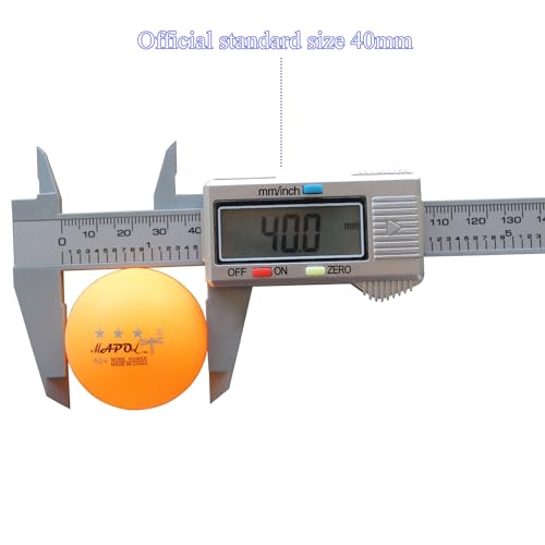 MAPOL 100 Counts 3-Star Orange Practice Ping Pong Balls Advanced Table Tennis Balls - Image 3