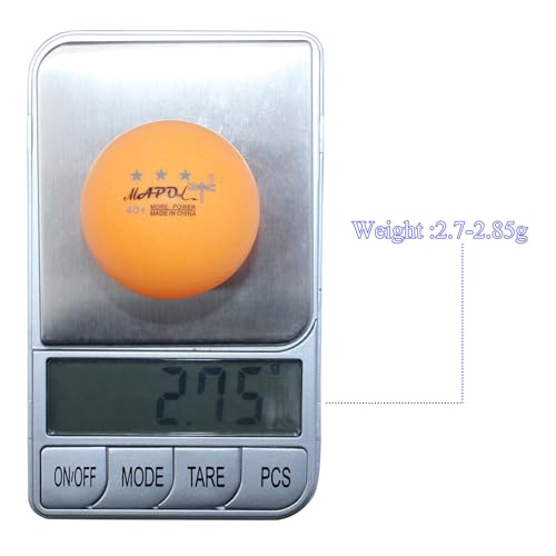 MAPOL 100 Counts 3-Star Orange Practice Ping Pong Balls Advanced Table Tennis Balls - Image 4