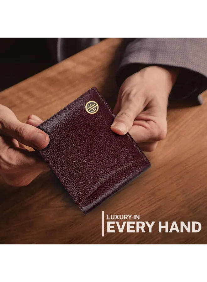 Hammonds Flycatcher  RFID Protected Bi-Fold Wallet for Men Leather Original, Mens Wallet, Leather Wallets for Men, Stylish Purse with 6 Card Slots, 3 ID Slot, Coin Pocket, Gift for Mens  | Best Price UAE
