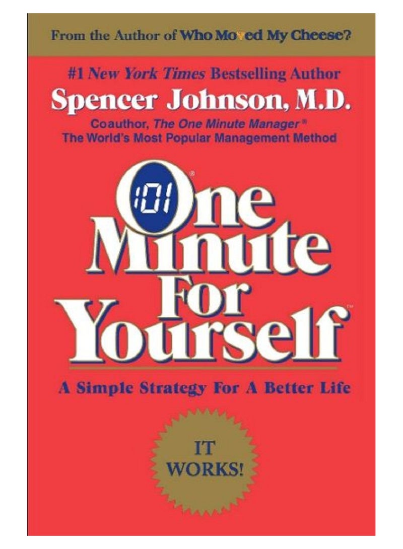 One Minute For Yourself Paperback by Spencer Johnson