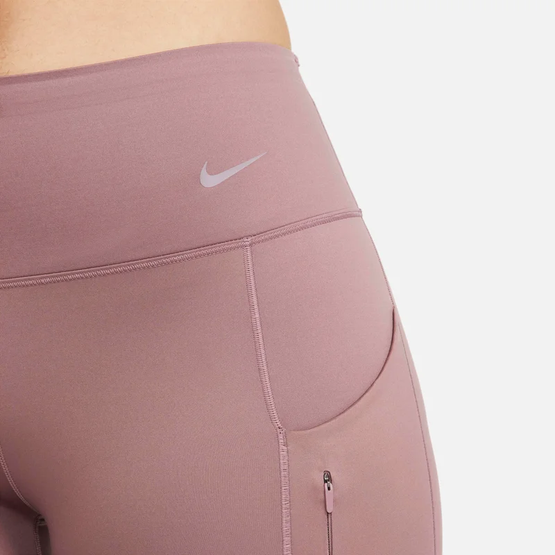 Nike dusty rose Women's Go Firm-Support Mid-Rise Full-Length Leggings for Women | Best Price UAE