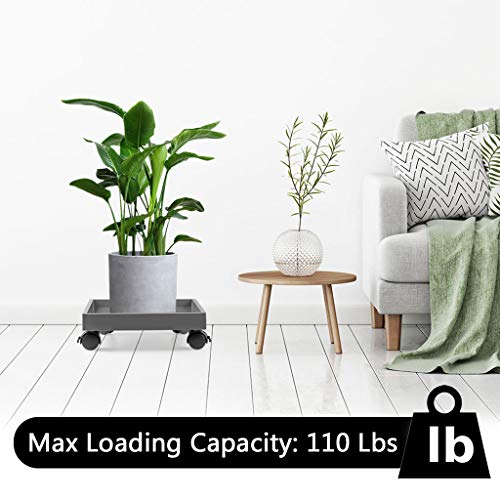 Skelang Square Wheeled Plant Dolly - ABS Planter Trays, Heavy Duty, Load Capacity 110 Lbs - Image 5