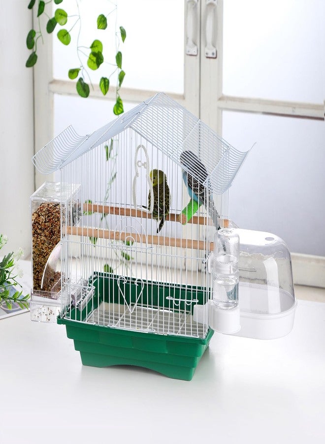 IBWell Clear Bird Bath for Small Birds Parakeet Cage Accessories - Suitable for Cockatiels and Parakeets - Image 3