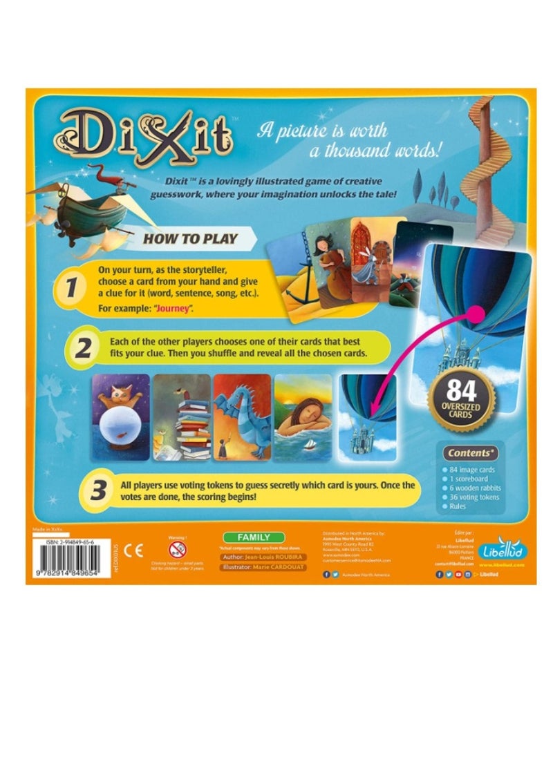 DURKU - Dixit (2021) Unbox Now - Board Game for Ages 8+ - 3 to 8 Players - 30 Minutes Playing Time - Image 1