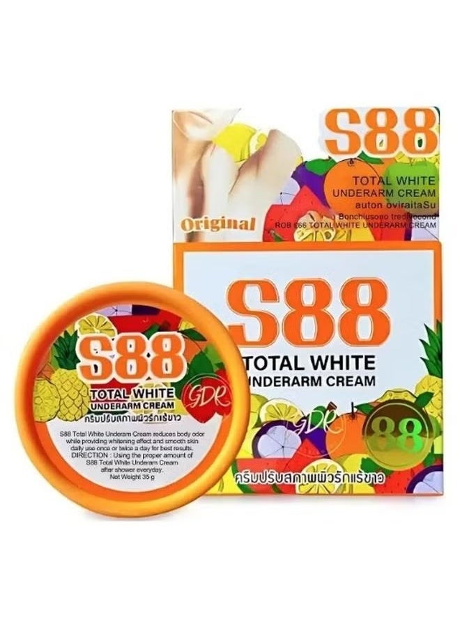 S88 Total White Original Cream removes dirt, eliminates odors, and brightens the complexion while stimulating skin elasticity. 35g - Image 1