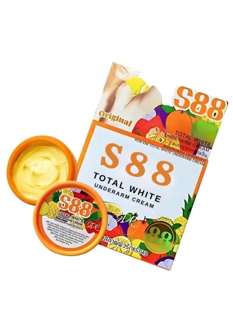 S88 Total White Original Cream removes dirt, eliminates odors, and brightens the complexion while stimulating skin elasticity. 35g - Image 3