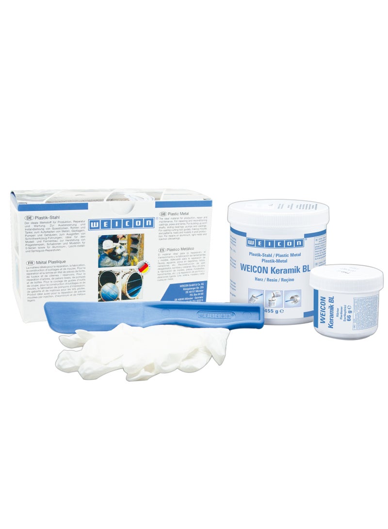 Weicon Epoxy Resin Plastic Steel Ceramic Bl, 500 G, For Repair & Wear Protection - Image 1