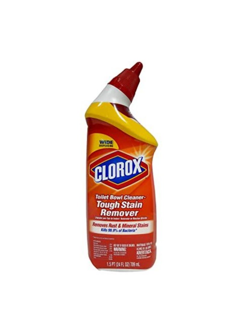 Clorox Toilet Bowl Cleaner Tough Stain Remover 709Ml