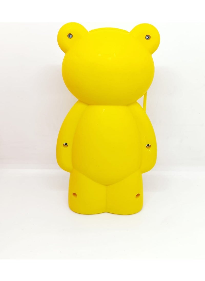 Deniz Sport Piggy Bank with Fun Teddy Bear Figure for Children's Rooms (1 Piece)  - Image 2