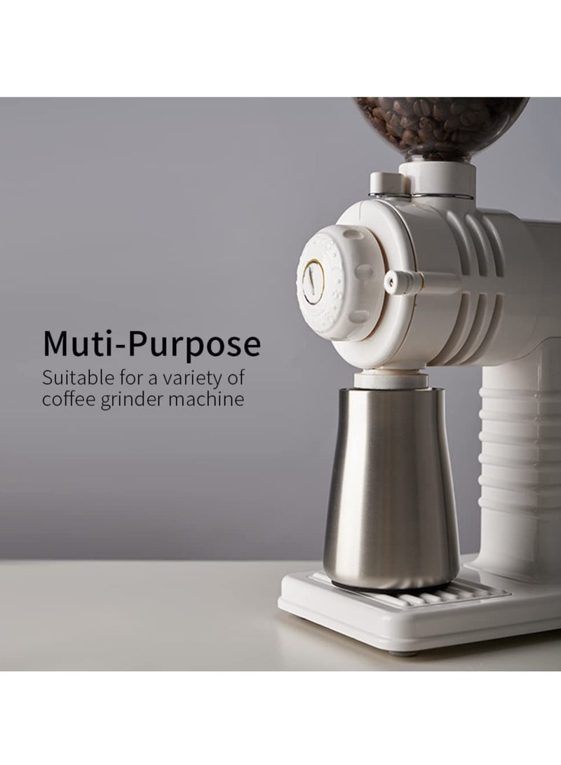 YIXUAN Coffee Sifter Ground Coffee Receiver 500um Stainless Steel with Black Matte Coating Non-slip Base - Image 2
