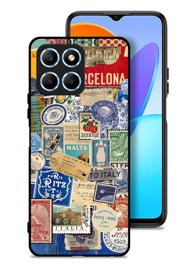 Tolwak Honor X8 5G Protective Case Cover Stickers Of Different Cities - Image 1