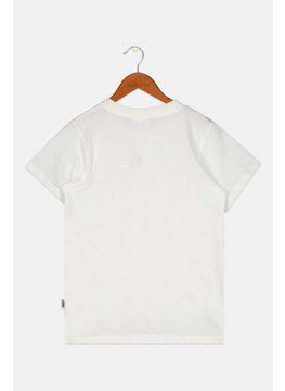 Naruto Kids Boy Crew Neck Short Sleeve Brand Logo T-Shirts, White Combo  - Image 2