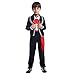 STIOEDYUAN Kids Mexican Costume Folklorico Cinco De Mayo Amigo Day Of The Dead Mariachi Halloween Cosplay Outfit Fiesta Black XSmall - Image 2