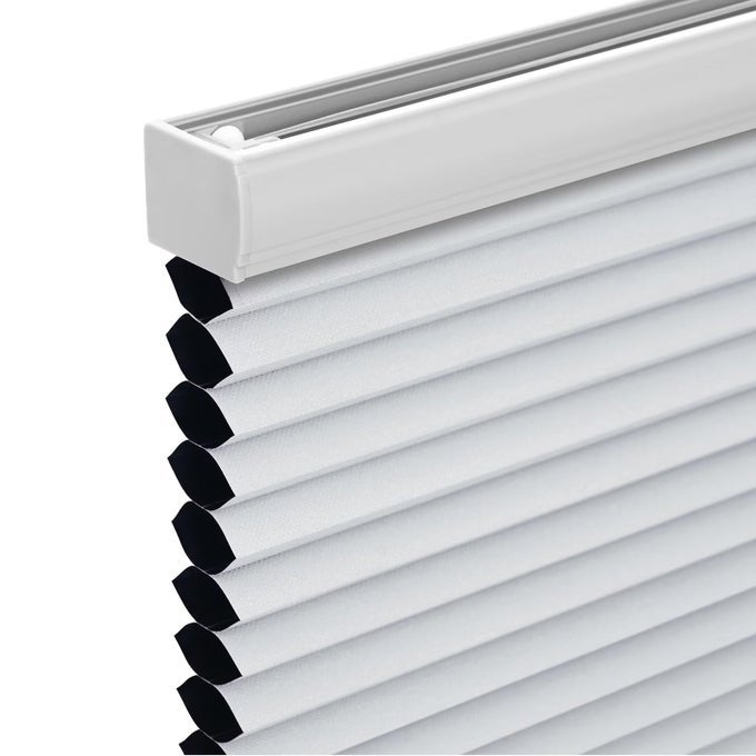 CORDLESS CELLULAR SHADES BLACKOUT HONEYCOMB SHADES FOR WINDOWS ROOM DARKENING PLEATED BLINDS EASY TO INSTALL FOR INDOOR WINDOWS AND FRENCH DOORS 40 W X 72 H WHITE
