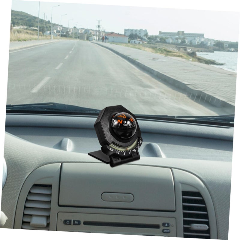 Luminous Car Compass with Adhesive Acrylic Base for Accurate Navigation in Cars Boats - Image 4
