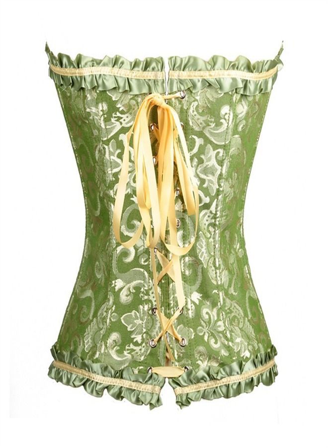 Loquat Fashion Trend Corset Green - Image 2