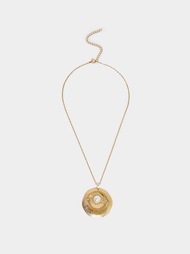 Styli Styli Faux Pearl Embellished Pendant Necklace  - Image 2
