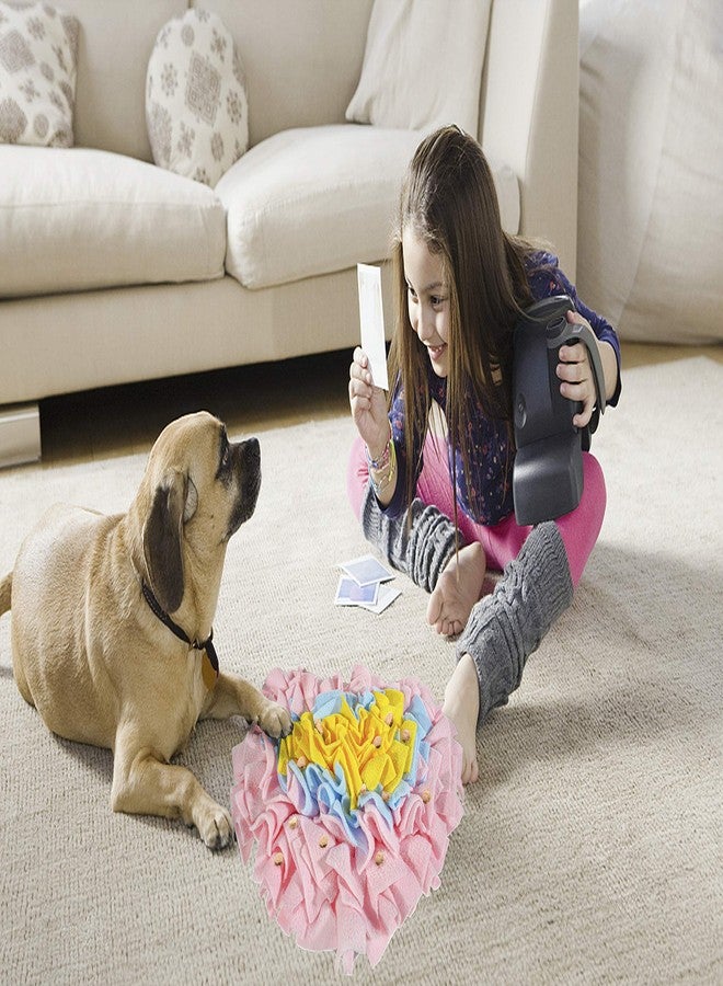 GoFika Small Dogs Slow Feeding Snuffle Foraging Mat Cloth for Puppies and Pets (14" x 11.8") Interactive Puzzle Feeder for Stimulation and Nosework (Pink) - Image 5