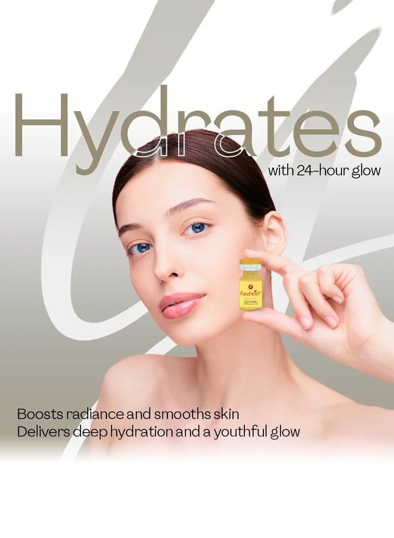 Face Fresh Set of 12 Gold Plus Beauty Serum - Vitamin B3 & Alpha Arbutin, Anti-aging, Prevents Dryness, Protects Skin from Damage & Fights Acne, For All Skin Types 3ml - Image 3