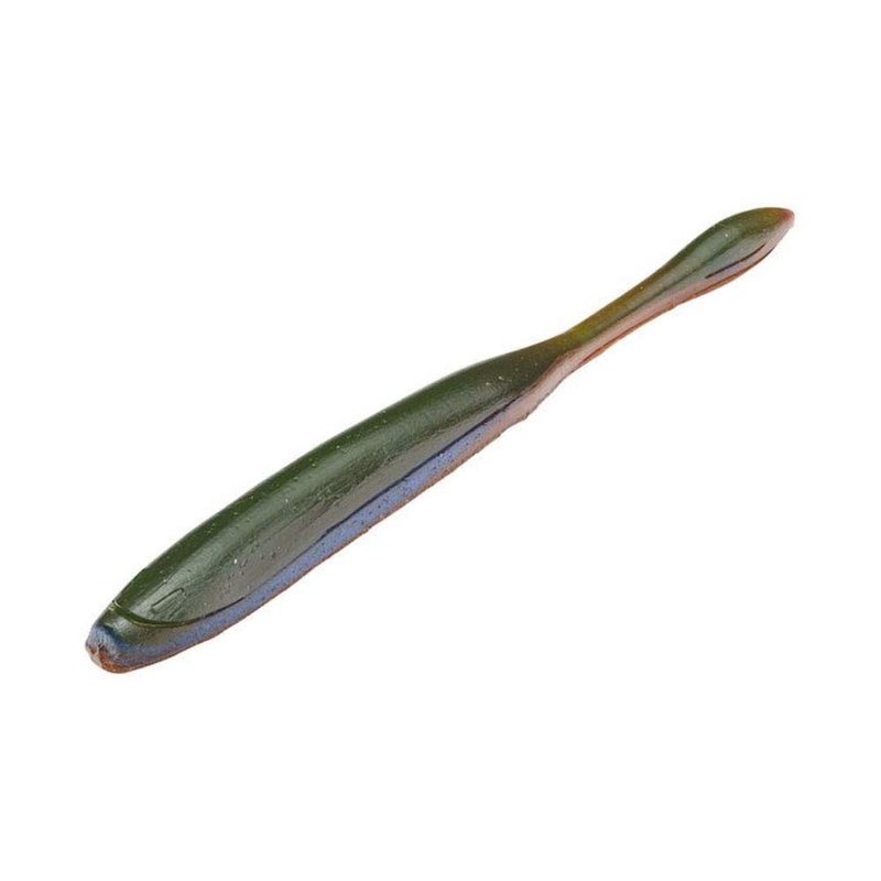 Strike King KVD Dream Shot Fishing Lure, Soft Plastic Worm, Hinged Tail Section, Coffee Scent, Salt Impregnated, Open Pour Technology - Image 4