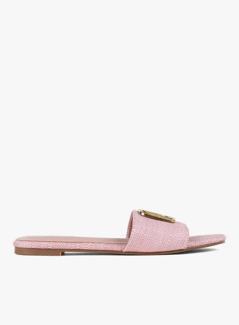 Ipekyol Monogram Buckled Slippers