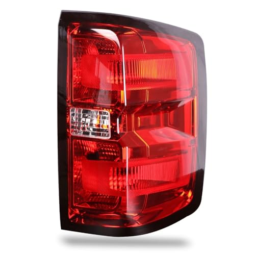 Lathsy Tail Light Compatible With 2014-2019 Chevy Silverado 1500 2500 HD GMC Sierra 3500 HD Right Passenger Side Taillight Replace 23141275 Halogen - Image 1