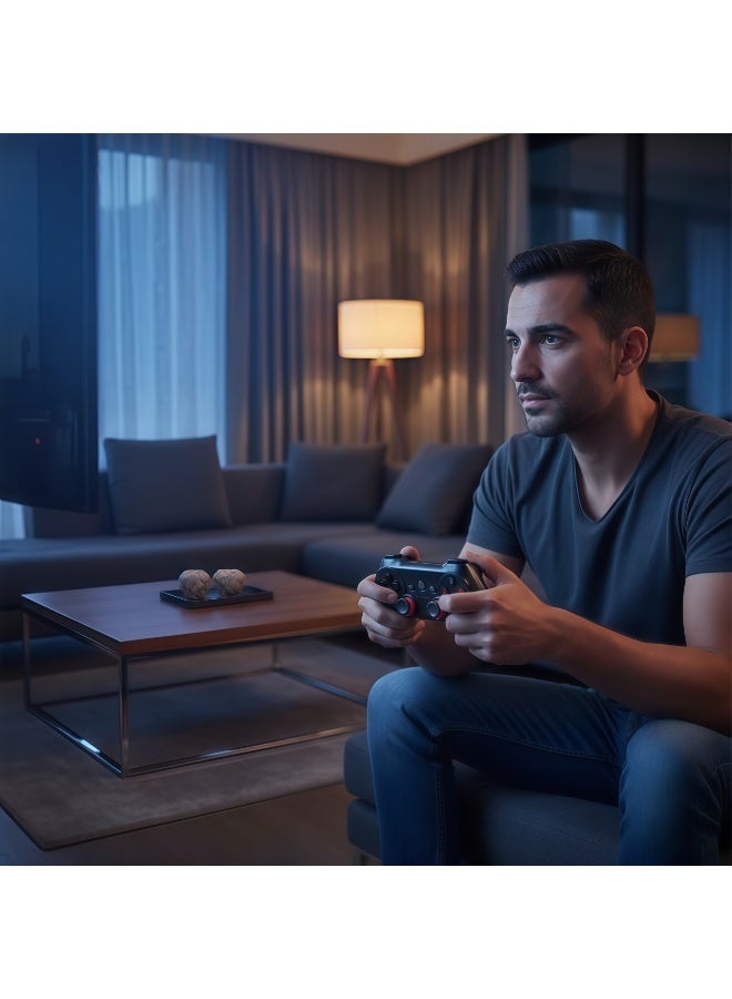 وحدة تحكم لاسلكية متعددة المنصات - عصا تحكم كهرومغناطيسية TMR ومشغلات مفتاح تأثير هول، وحدة تحكم ألعاب جيروسكوبية بستة محاور لأجهزة Switch/PC/iOS/Android/Steam - Image 3