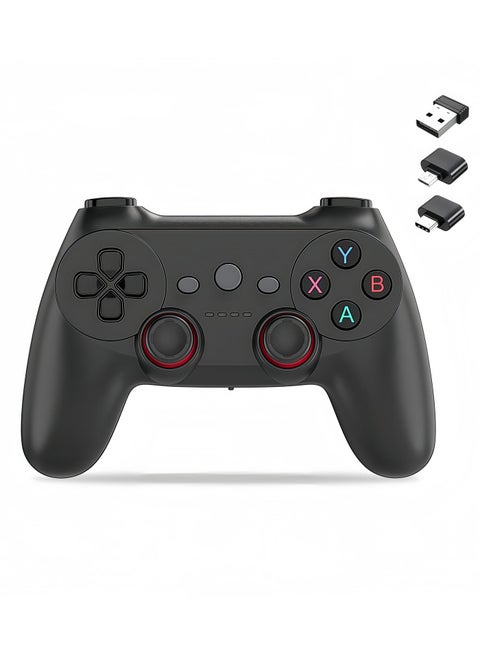Multiplatform Wireless Controller- TMR Electromagnetic Joysticks&Hall Effect Switch triggers,6-axis Gyro Gaming Controller for Switch/PC/iOS/Android/Steam