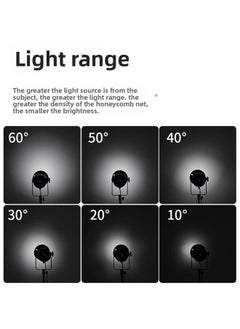 General Studio Photography Flash Honeycomb Grid Photography Standard Cover Honour Lamp Accessories Soft Light Cover Grille Reflective Cover-Color:40 Degree Honeycomb + Baorong Mouth Standard Cover  - Image 4