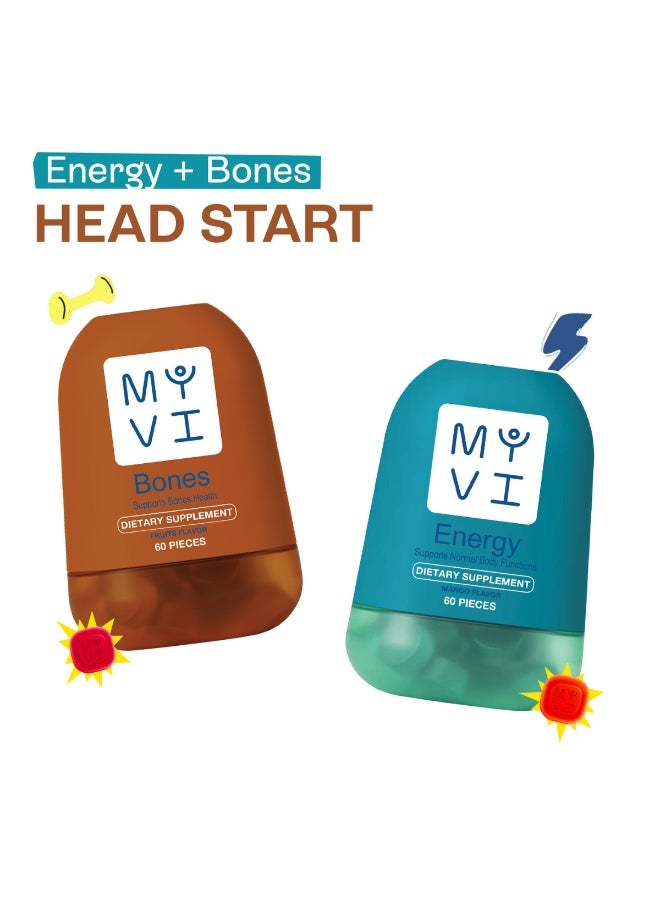 MYVI 60 Pieces Energy & 60 Pieces Bones Bundle - Image 1