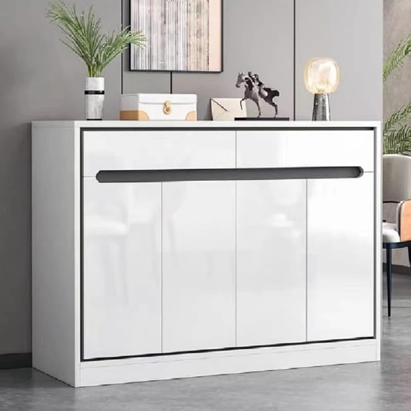 SUNBIRD Glossy Self-Adhesive Vinyl Wrap Furniture Stickers Peel and Stick Solid Sticker Contact Paper Waterproof Gloss Wall Paper (White, 60cm x 20 Ft) - Image 2
