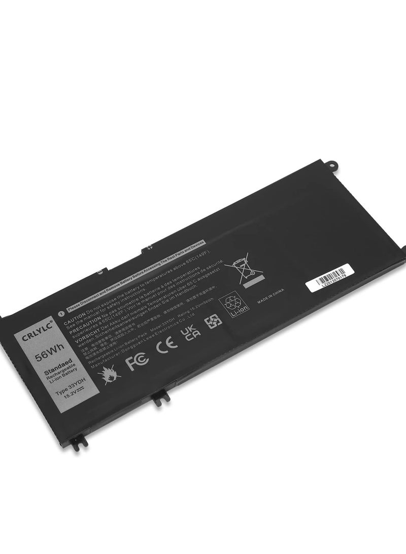 Batería de 56WH 33YDH 15.2V para Dell Inspiron 17 7000 7773