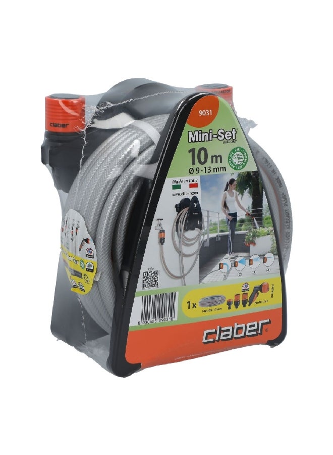 كلابر 4-فوهة رش نفاث مع خرطوم خفيف متعدد الألوان 10 متر JE90310000 - Image 2