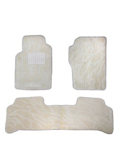 Car Mat for Land Cruiser Beige 3PCS