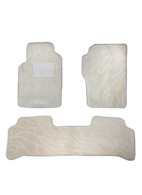 Car Mat for Land Cruiser Beige 3PCS
