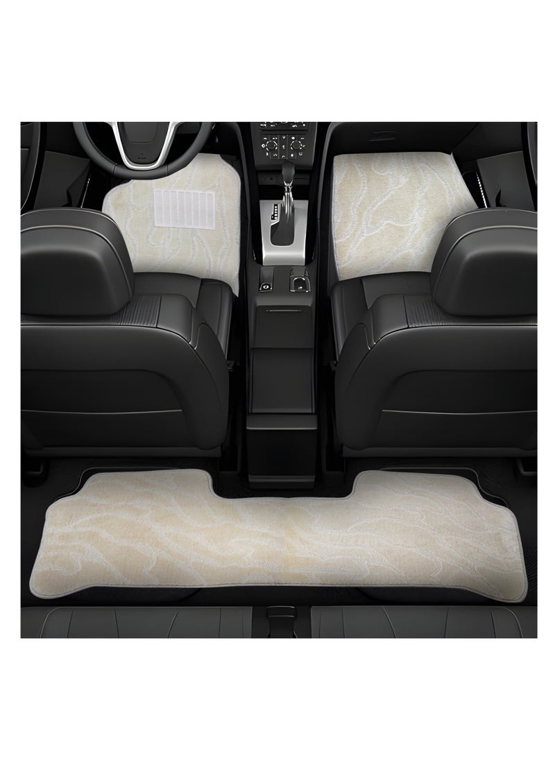 CAR MART - Car Mat for Land Cruiser Beige 3PCS - Image 1