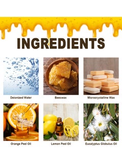 OUHOE Natural Micro-Molecular Beeswax Spray Furniture Polish Wood Cleaner and for Floor Tables and Chairs Cabinets Home Gloss Protection Care Polishing Waterproof Anti-Crack Anti-Scratch Renovation Wax  - Image 5