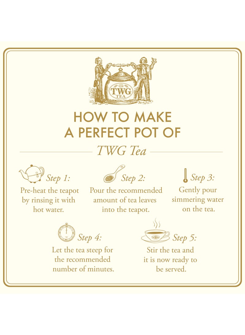 TWG Tea Happy Birthday Tea | Black Tea | Red Berries & Vanilla | Caviar Tin, 100g | Gift Set - Image 4