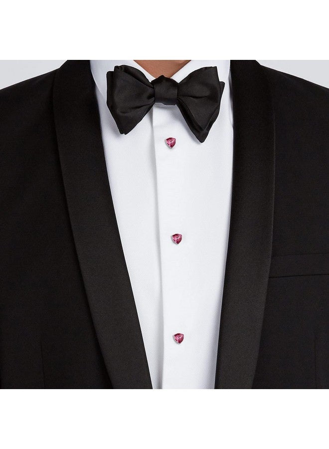 HAWSON Swarovski Crystal Cuff Links And Tuxedo Studs For Men In Gift Box, Birthday Christmas Valentines Day Gifts, Mens Jewelry Or Accessories For Wedding Party - Image 4