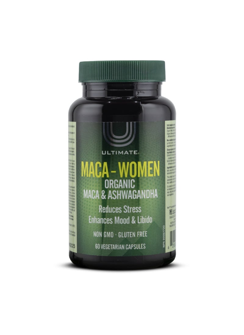 Ultramin Maca - Women - Ashwagandha - Vegetarian Capsules  - Image 1