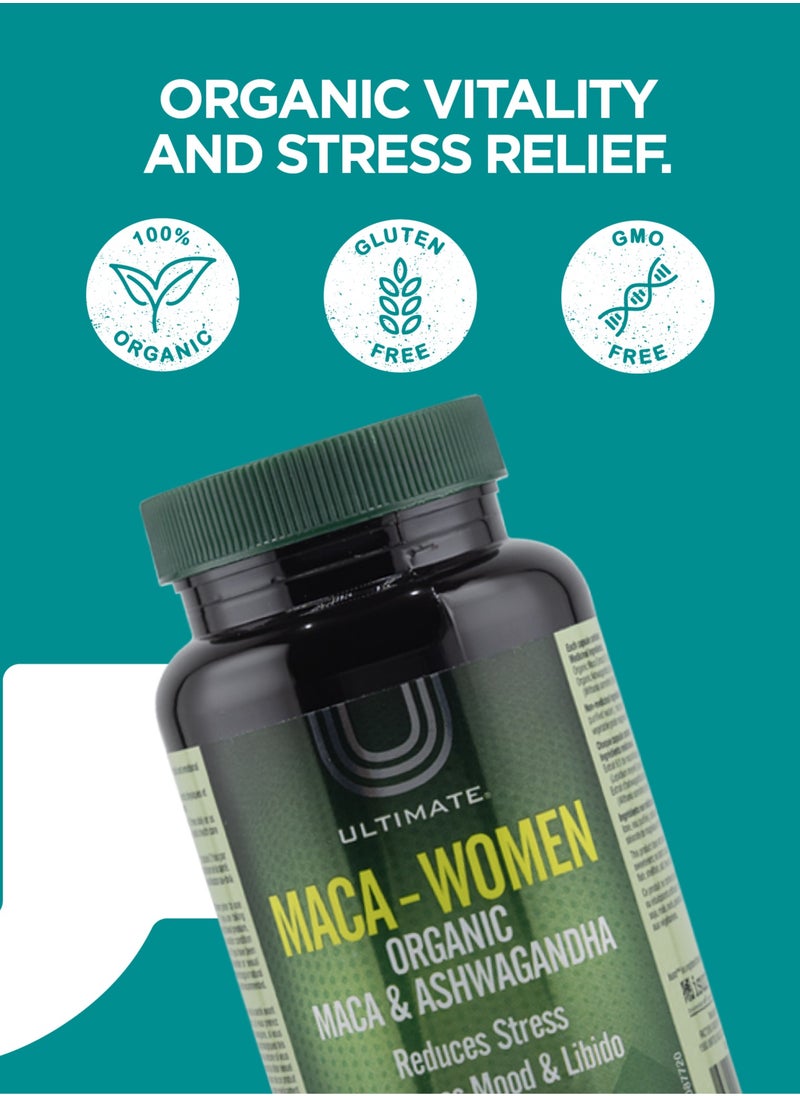 Ultramin Maca - Women - Ashwagandha - Vegetarian Capsules  - Image 2